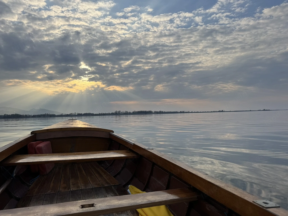 Alte Holzgundel für Bastler (Fischerboot)