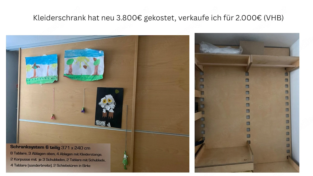 Verkaufe Einbauschränke ab mitte Mai