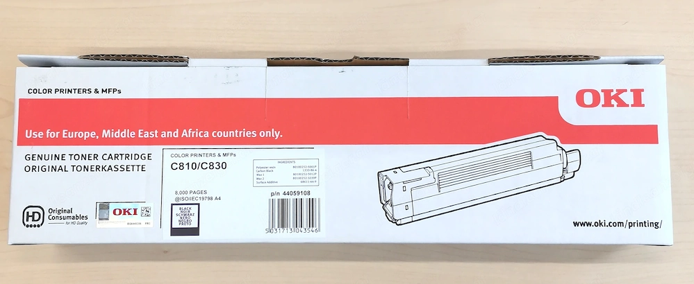 Original verpackter Toner OKI