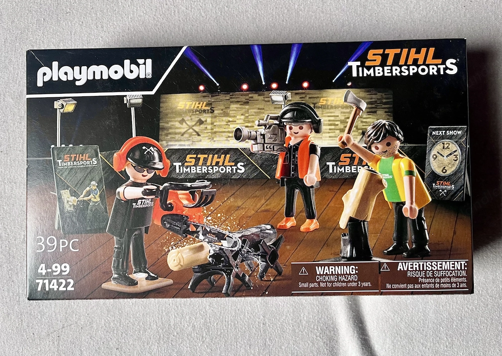 Playmobil 71422 STIHL TIMBERSPORTS  Edition   Sammlerzustand (OVP) 660 661 880 881