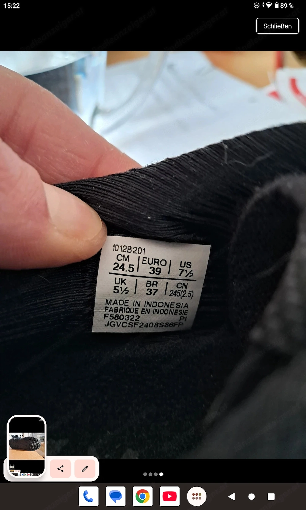 ASICS Gel-Nimbus 24 Damen Laufschuhe   Schwarz   Größe 39