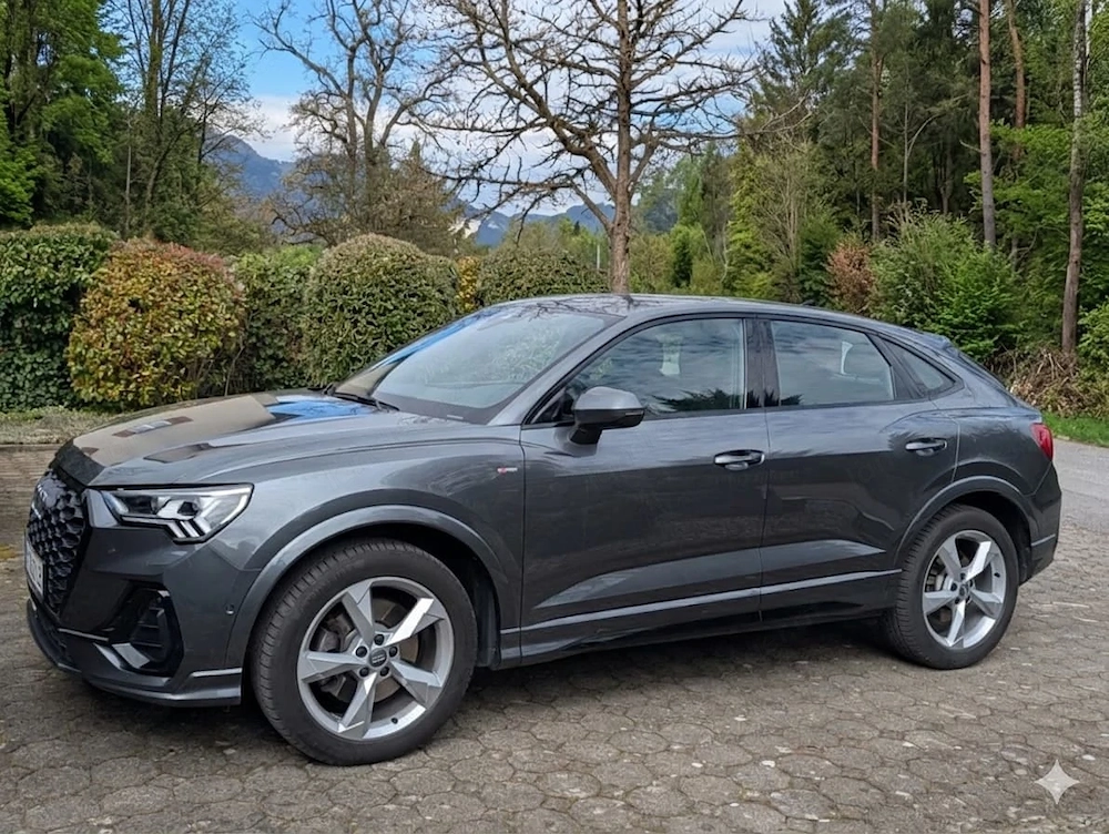 PRIVATVERKAUF: AUDI Q3 Sportback quattro S line 40 TDI - Bj 2021 - AUTOMATIC - 43.600 km 