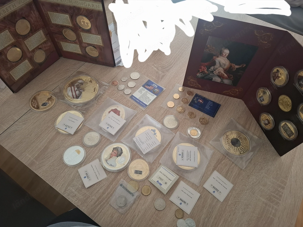 Sammler münzen zum verhandeln