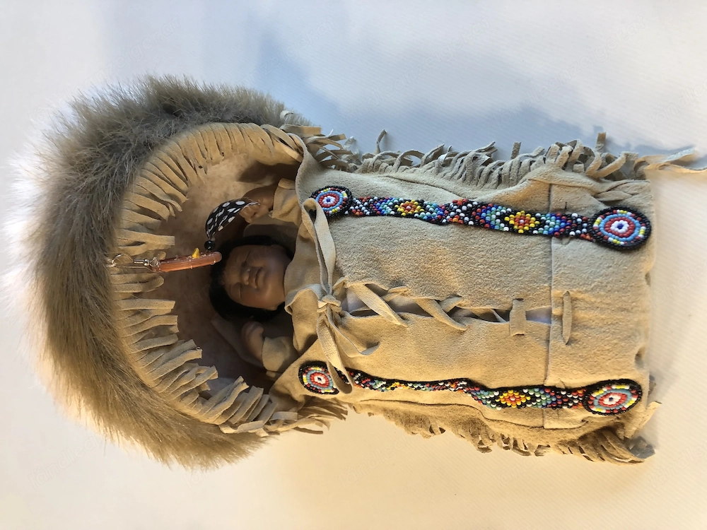 Indianerbaby, Puppe, Deko