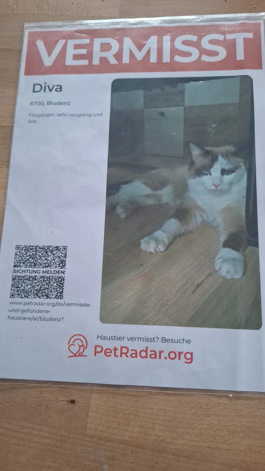 Bitte Melden bei Finden sehen.. 