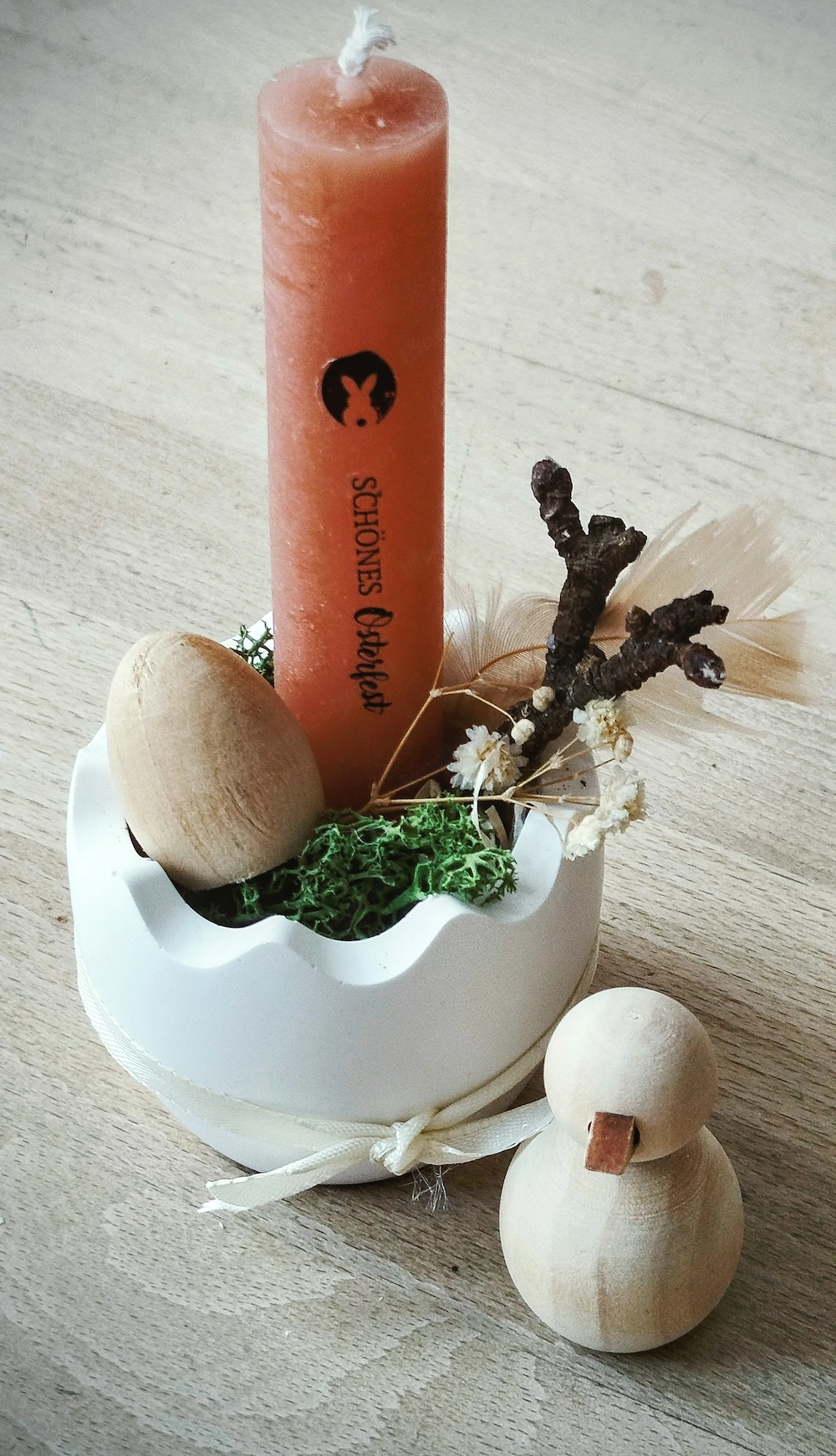 Kleines Ostergeschenk Kerze 