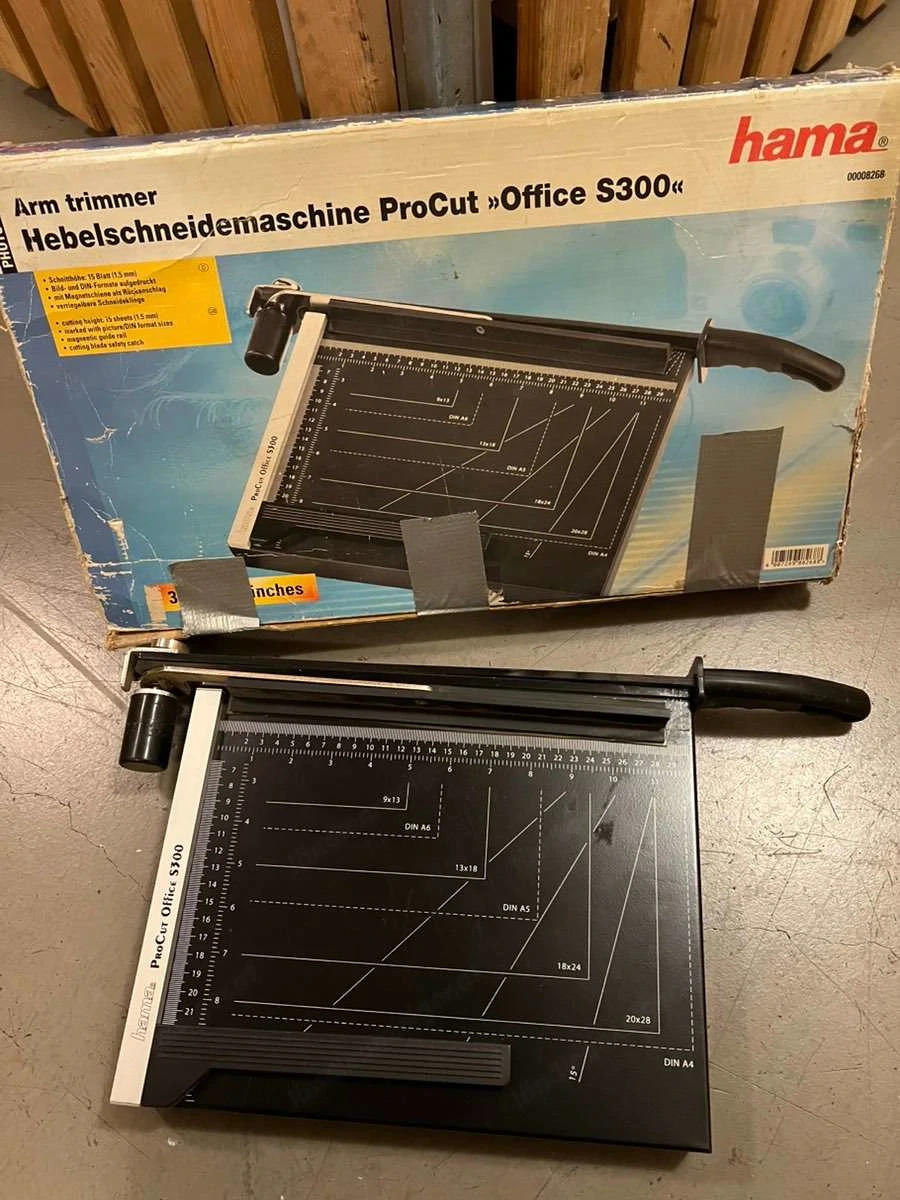 Hebelschneidemaschine Hama Office S300