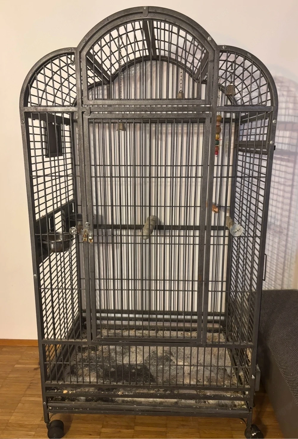 Vogelkäfig XXL mit Trennwand