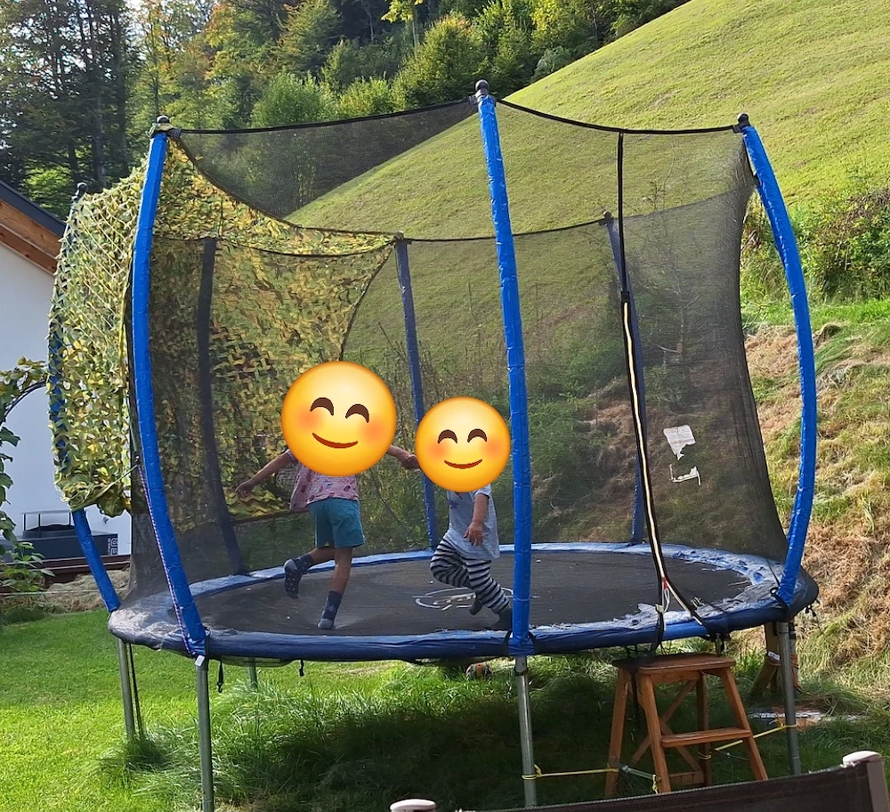 Trampolin mit Sicherheitsnetz 3m
