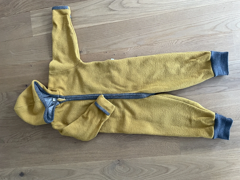 Wollwalk Overall Senfgelb