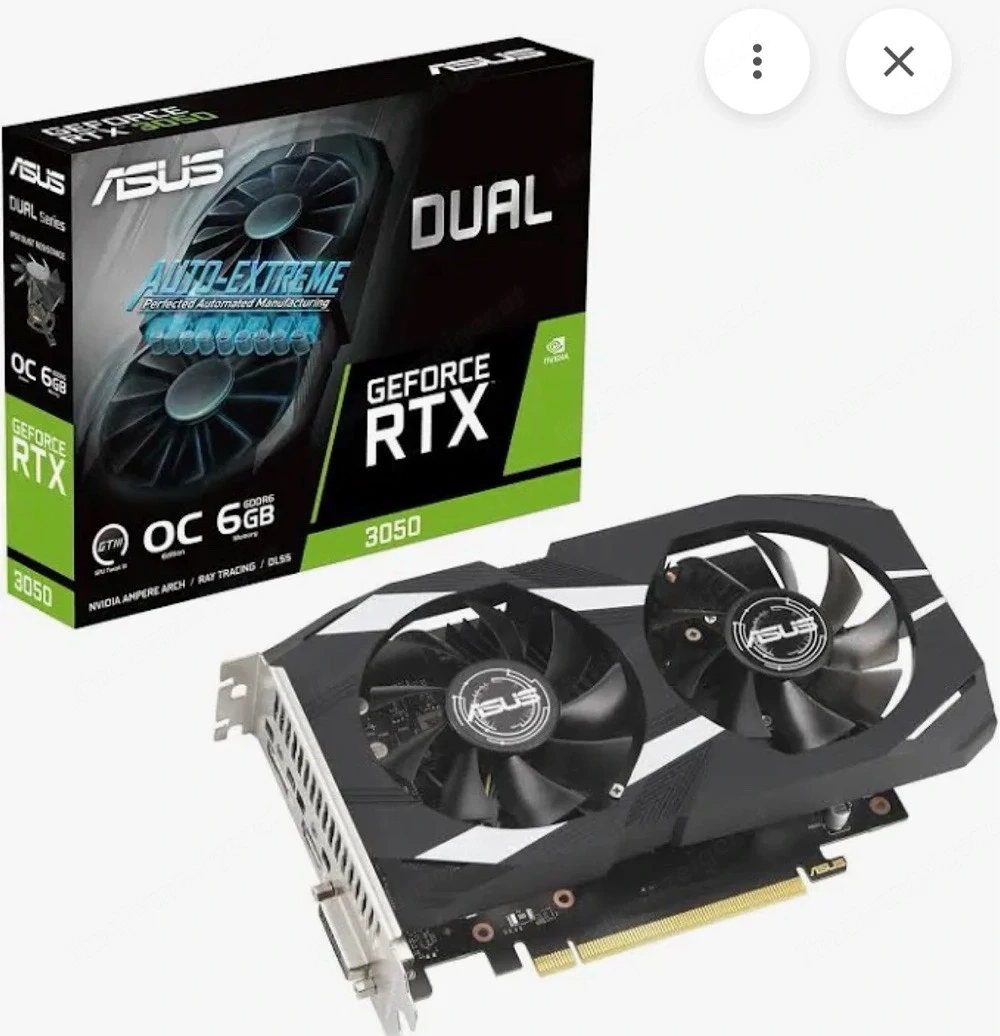 rtx 3050 6gb OC asus