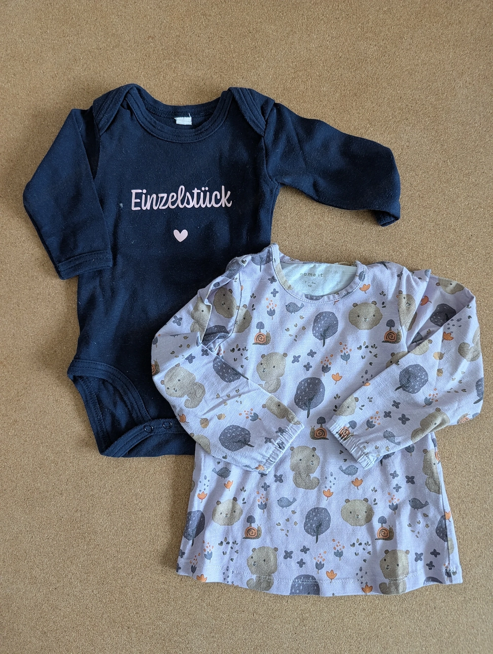 Kleid von Next und Langarmbody Gr 62