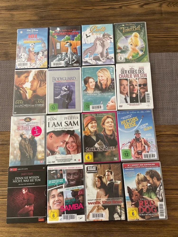 verschiedene Dvds
