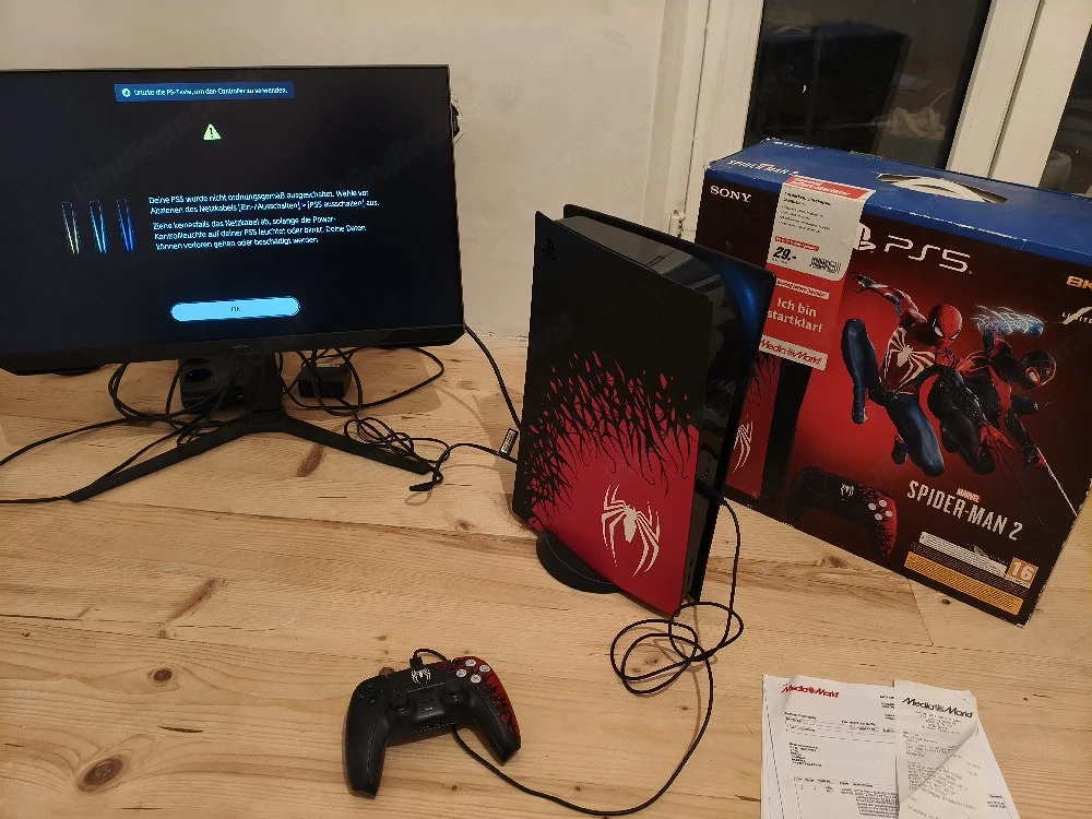 PlayStation 5 Limited Edition   Marvel s Spider-Man 2 (Konsole & Cover)