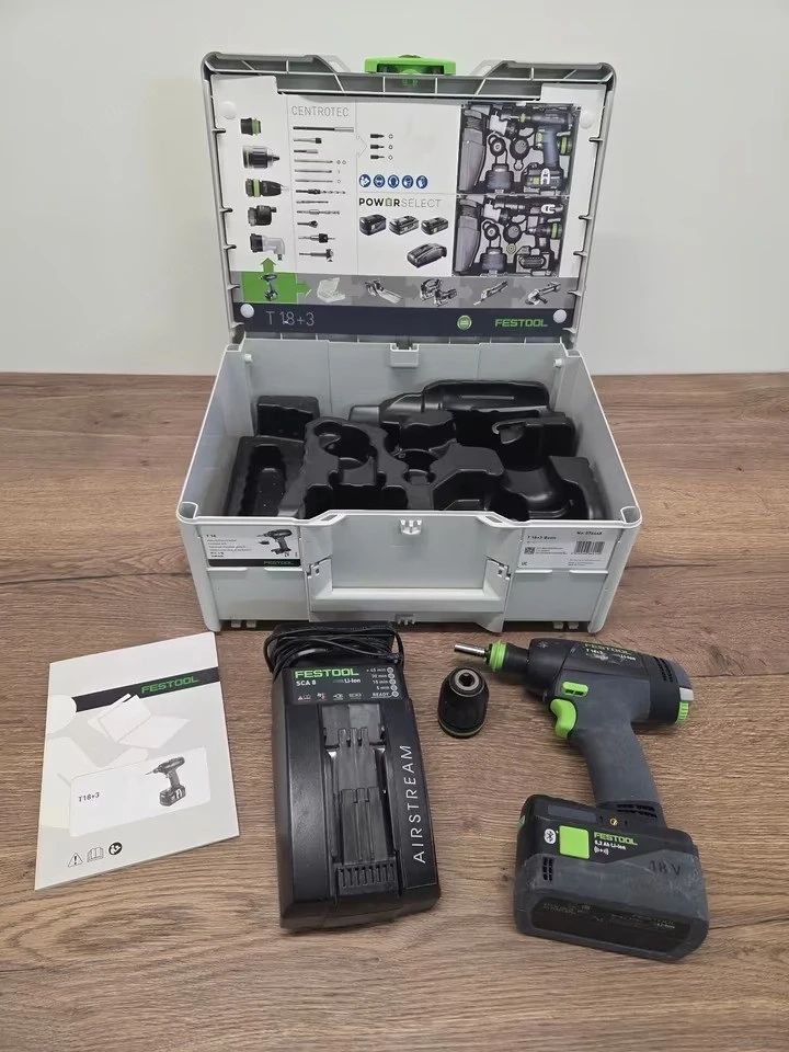 FESTOOL T 18+3 Akku-Bohrschrauber im Systainer -1-