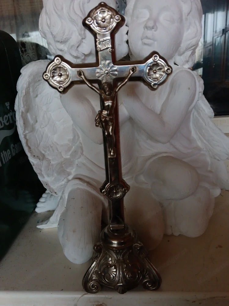 Tischkreuz Antik. 32 cm