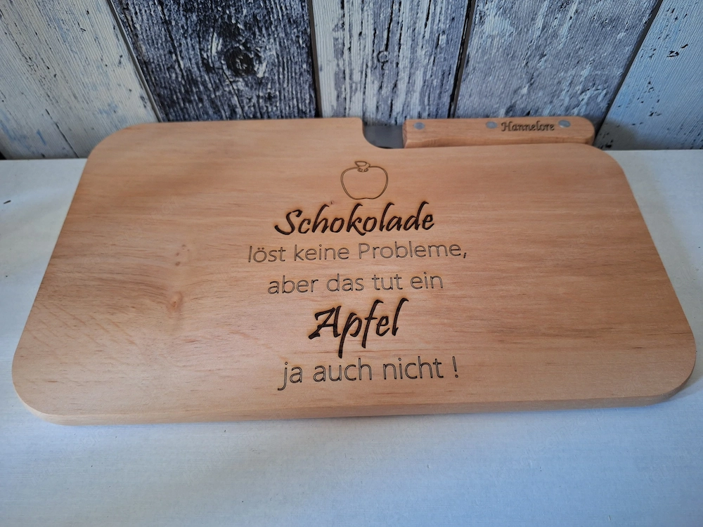 2er-Set Brotzeit Jause Vesper Brett Wunschname 