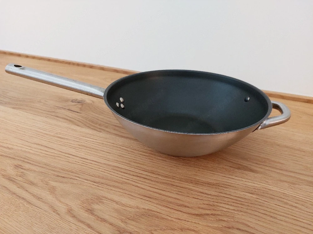 Ikea WOK mit Glasdeckel, ca. 28 30 cm Durchmesser