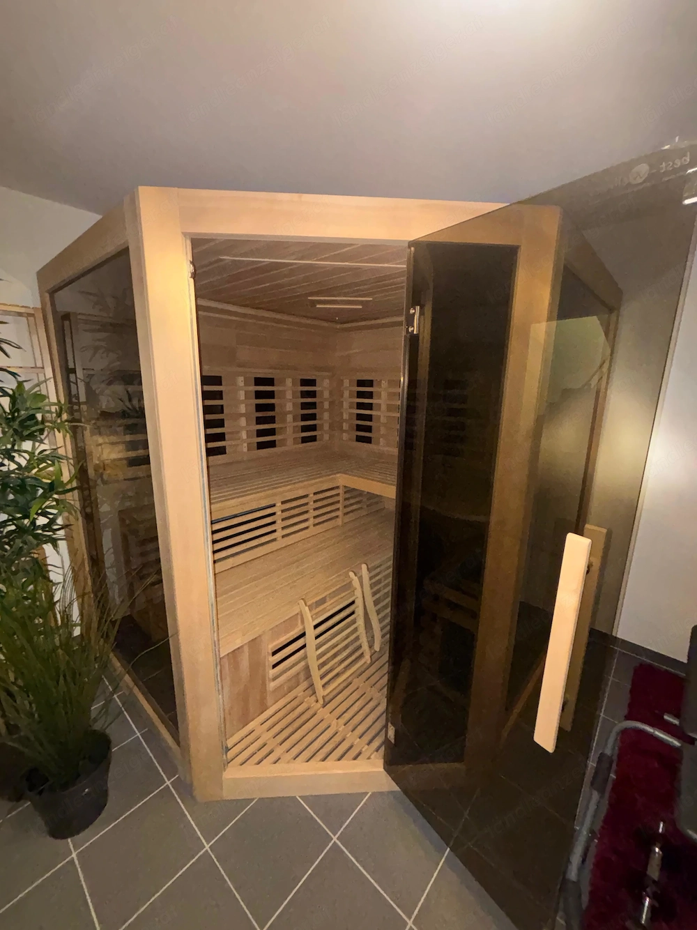 Sauna und Infrarot Kabine