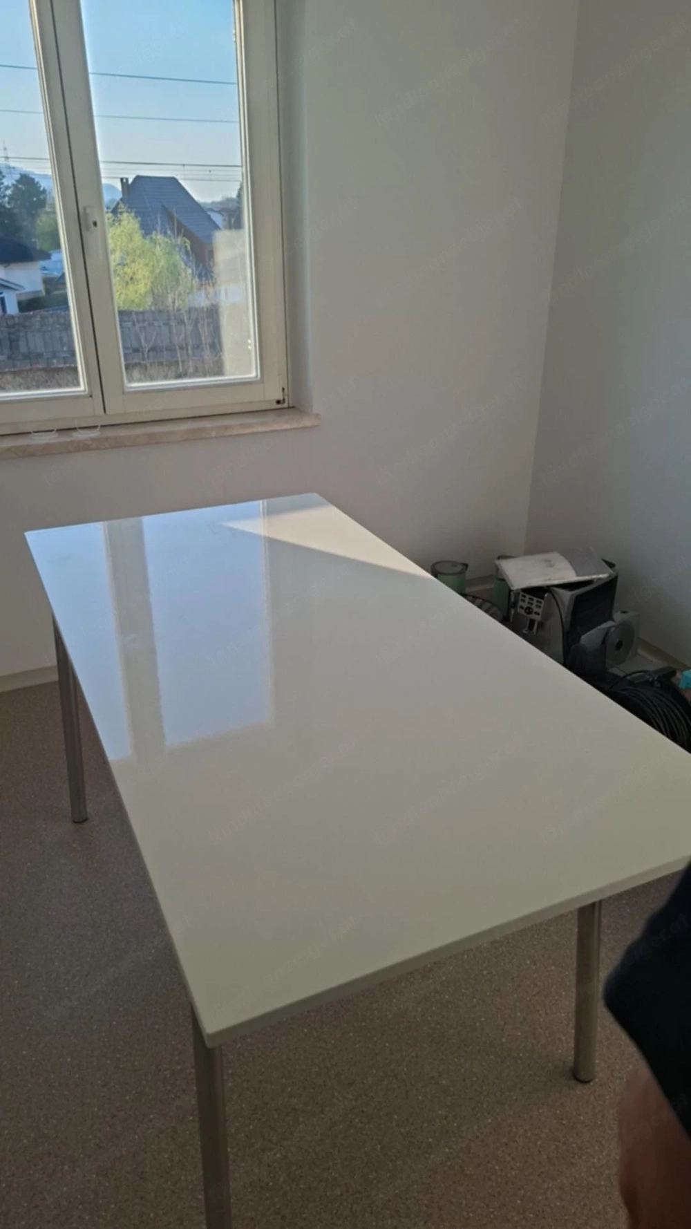 Küchentisch weiß Glanz