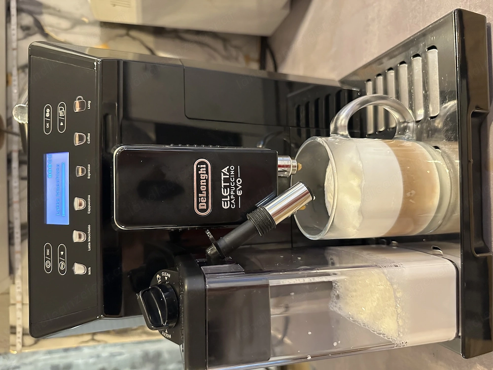 DeLonghi Eletta  Evo Cappuccino Latte  Kaffeevollautomat Schwarz