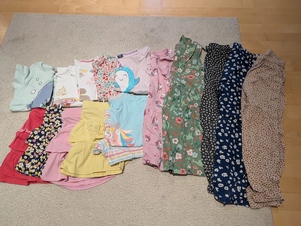Mädchen Sommerpaket Gr.122 128