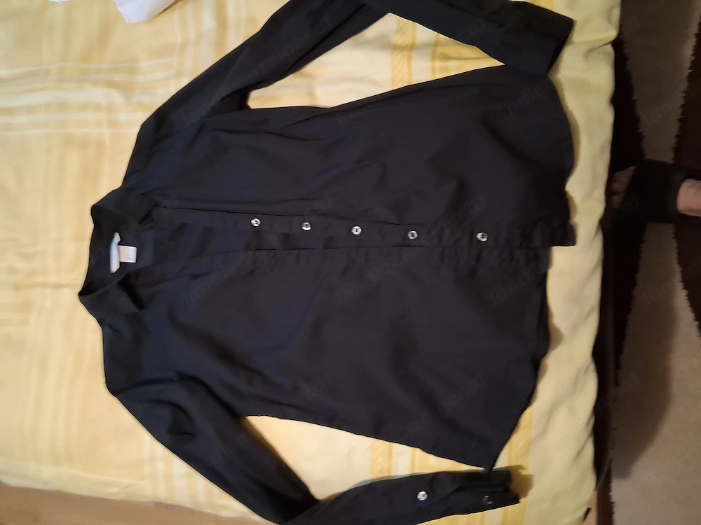 Verkaufe schwarze Damenbluse Gr.36, Damenbluse Gr.38 Farbe indigo