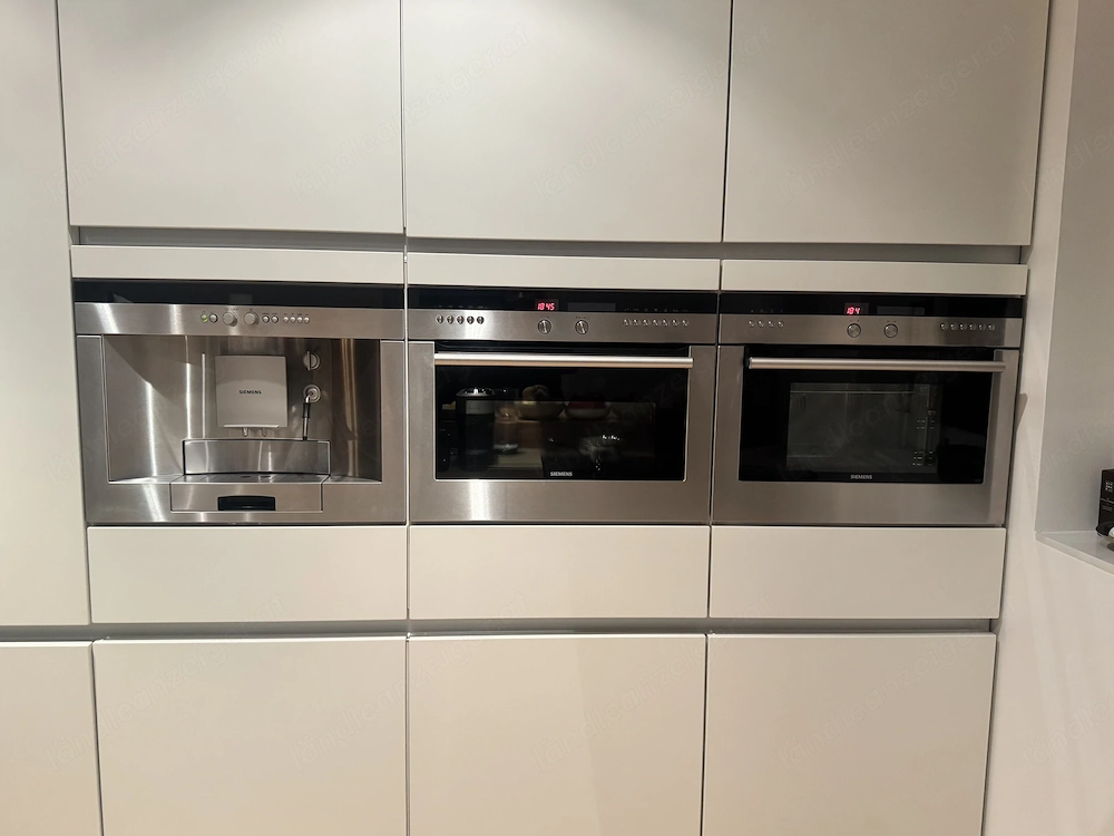 Geräteserie Siemens Kaffeemaschine Backofen Dampfgarer
