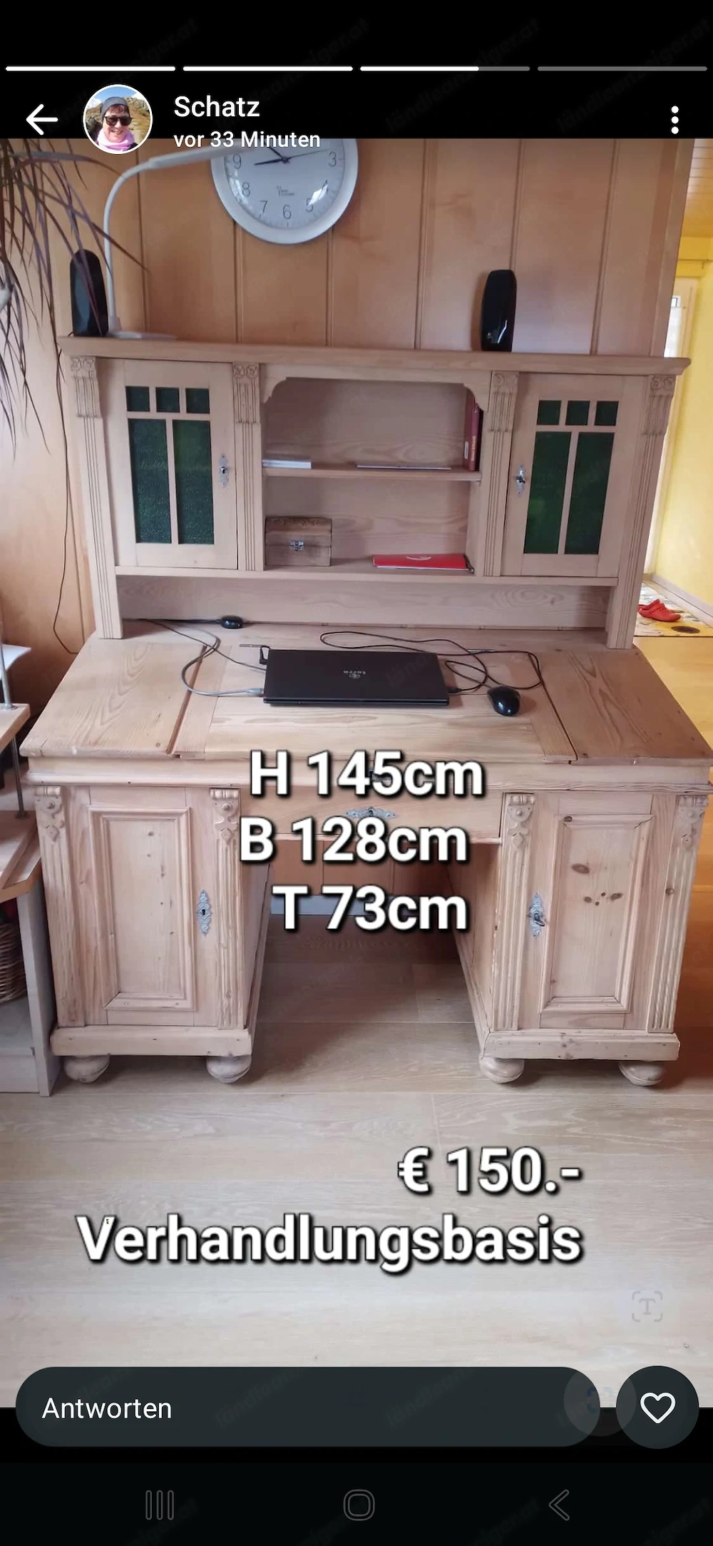 Antiker Schreibtisch