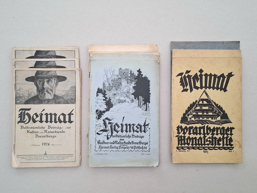 Alte Bücher - Bregenz und Vorarlberg