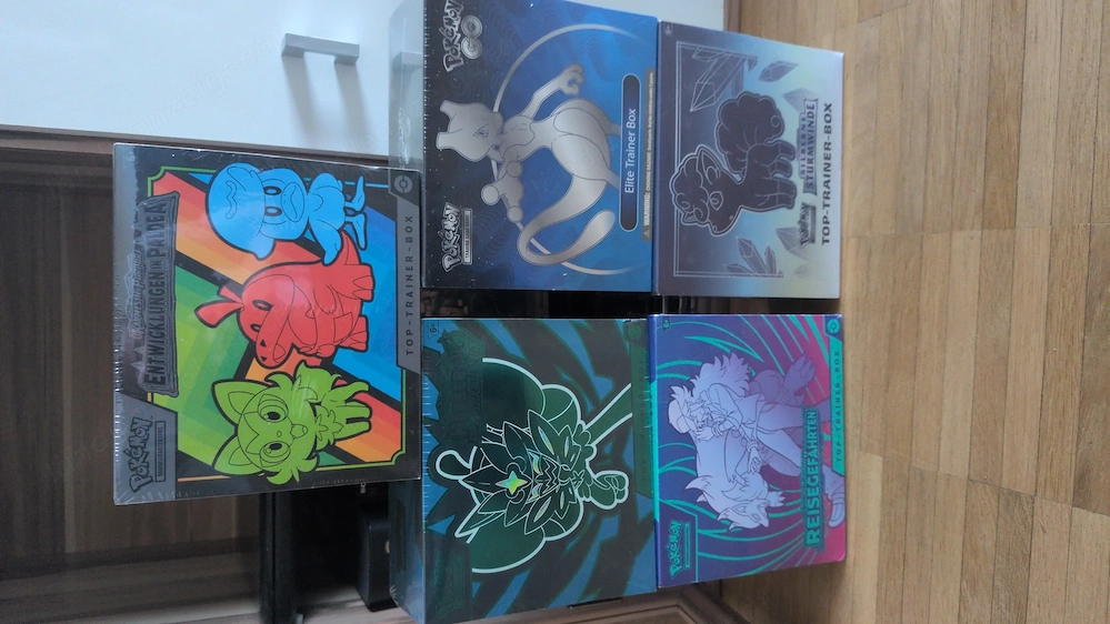 Pokémon Karten top Trainer box