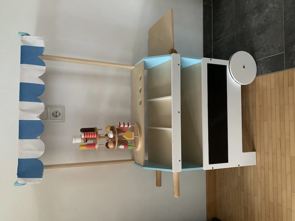 Eiswagen - Verkaufsstand aus Holz für Kinder 