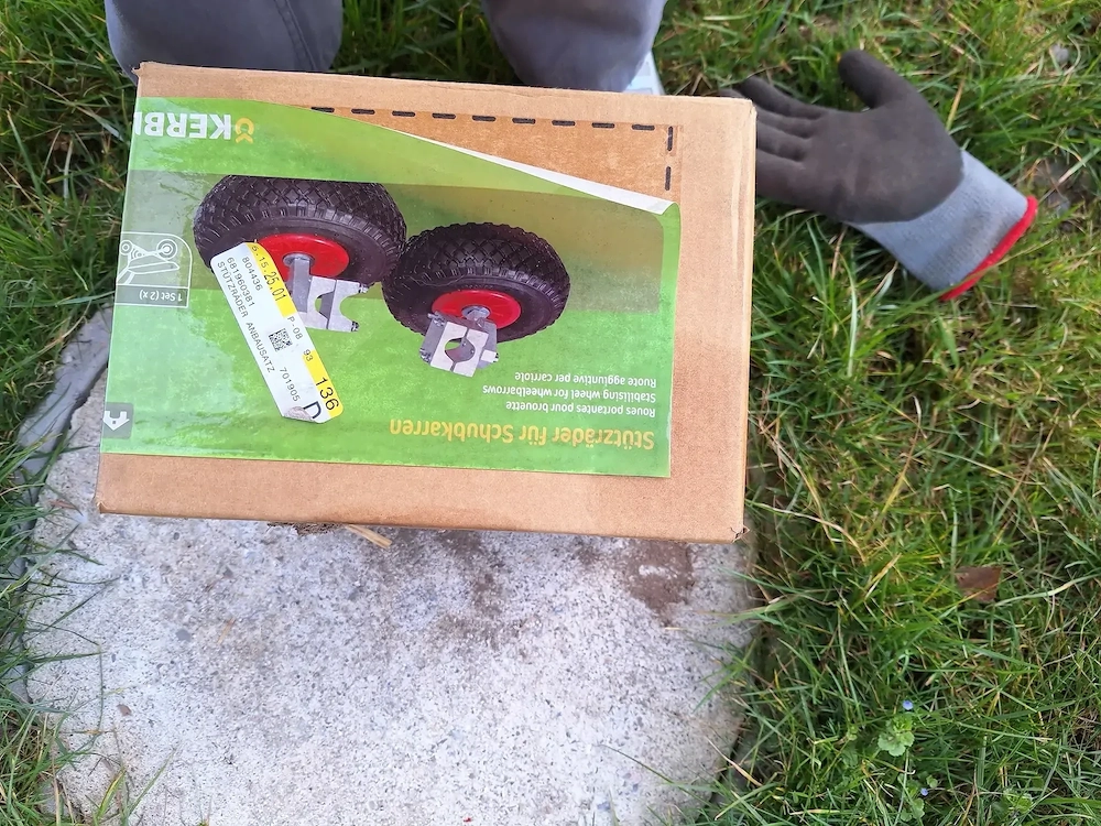 Luft Stützräder für Schubkarren