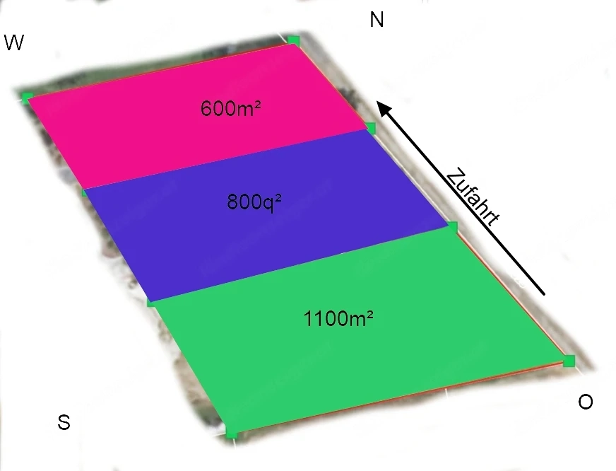 Grundstück 7561 Heiligenkreuz ab 600m  (bis 2500m )  Keine Maklerkosten !! 