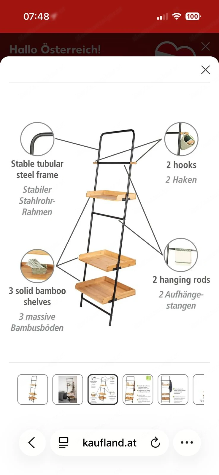 Universelles hochwertiges vielseitig einsetzbares Regal