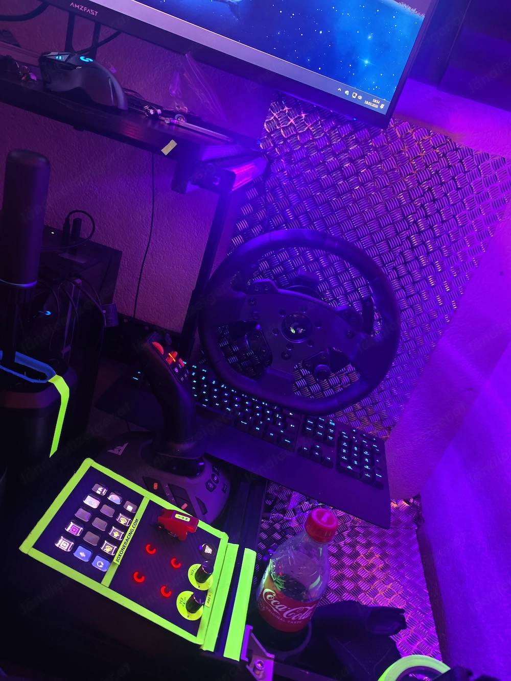 Logitech GPro Lenkrad inkl. Pro Pedale und Zubehör