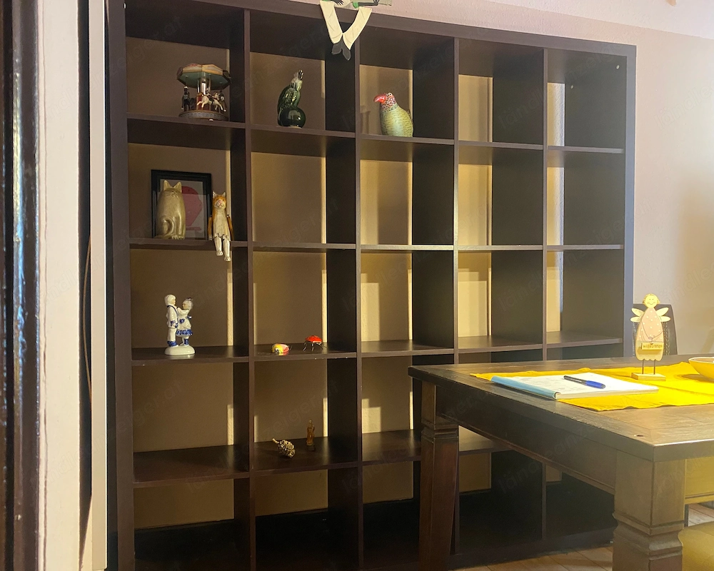 Regal Wandregal Raumteiler Bücherregal 190 x 190 cm