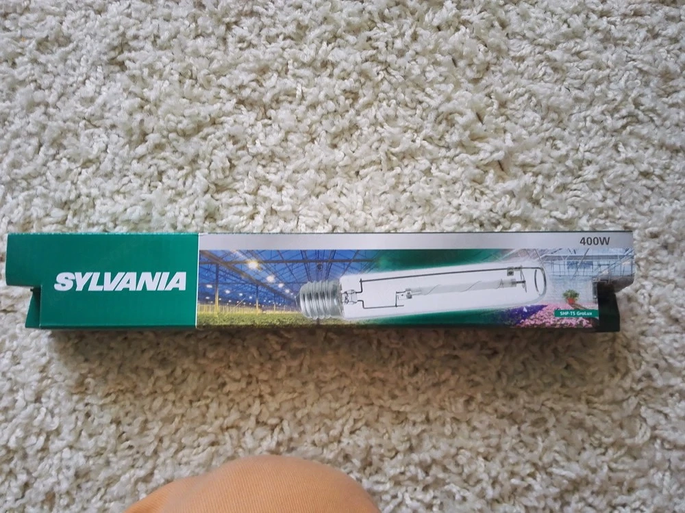 3x Sylvana SHP-TS Growlux, je 400 Watt, Natrium Gas Druck Lampe