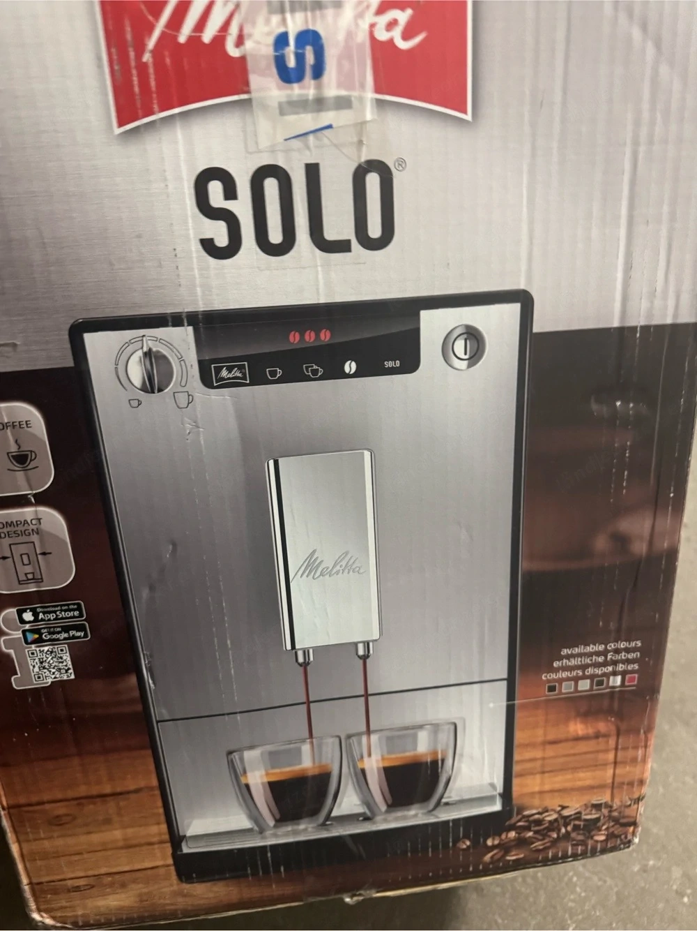 Neue Kaffeemaschine Solo