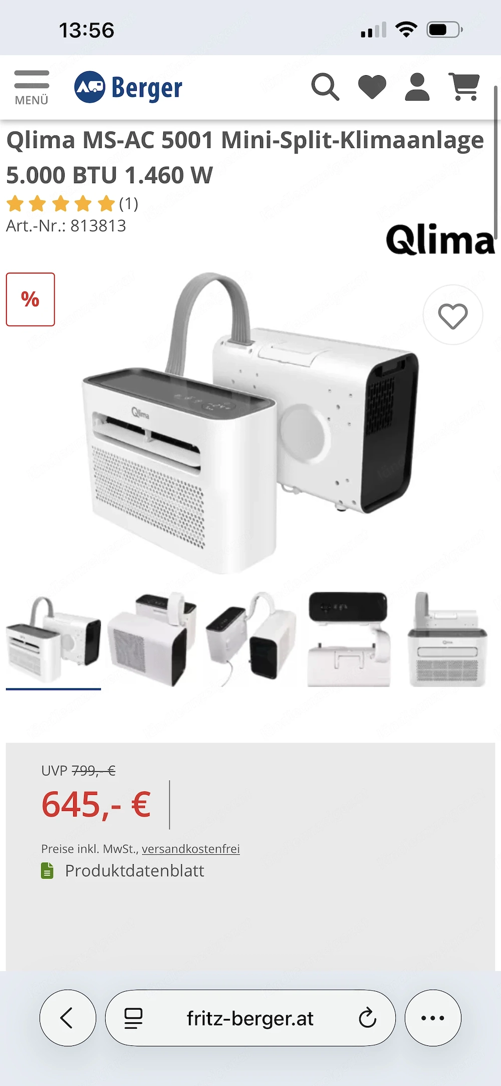 Mobiles Klimagerät für Womo, WoWa und Camper 