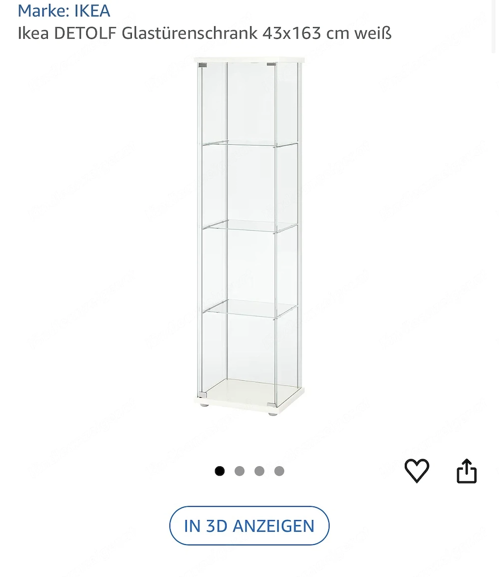 Ikea Vitrine Glas 