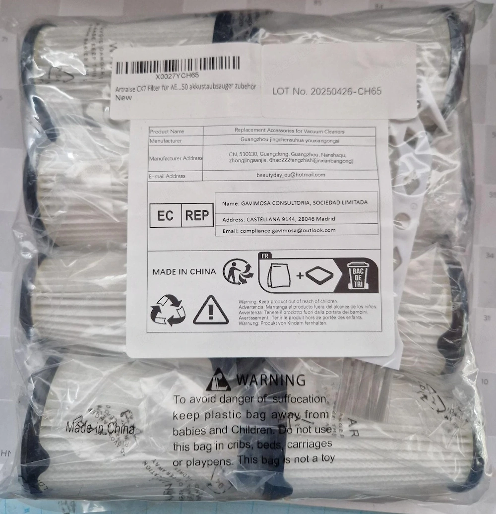 Staubsauger Filter Cx7 AEG