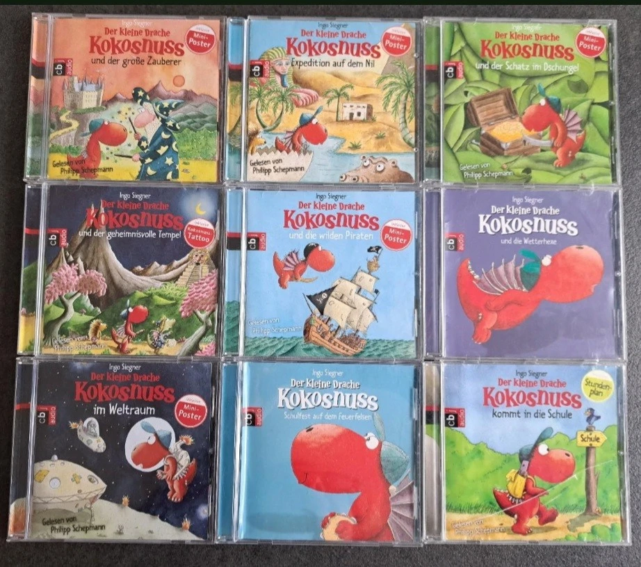 9x Hörspiel Der kleine Drache Kokosnuss