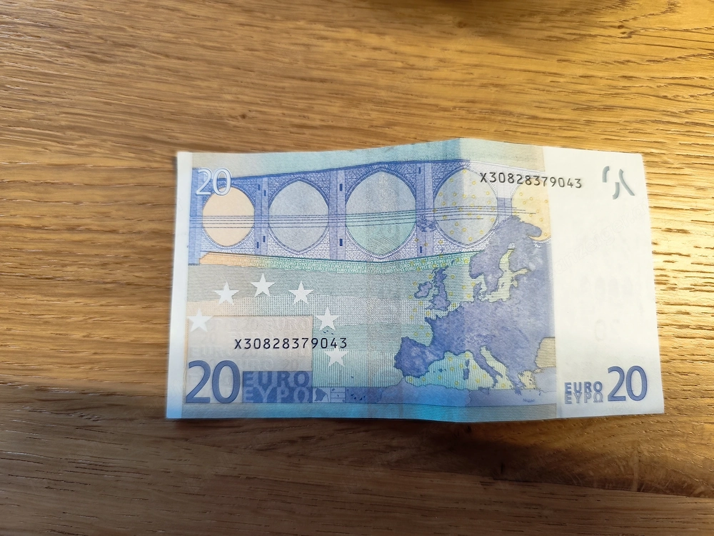 20 Euro Schein von 2002