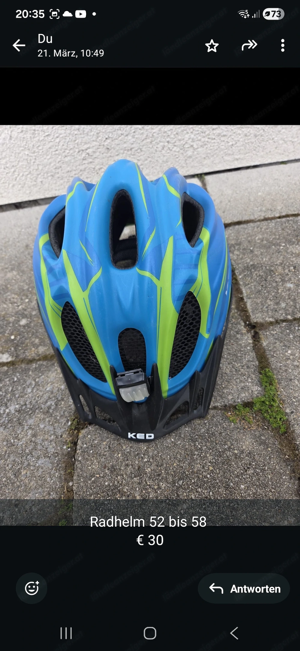 Radhelm Größe 52 bis 58