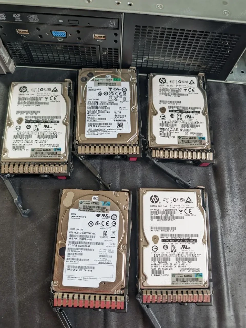 SAS Festplatten 600GB 10k - Server Festplatten