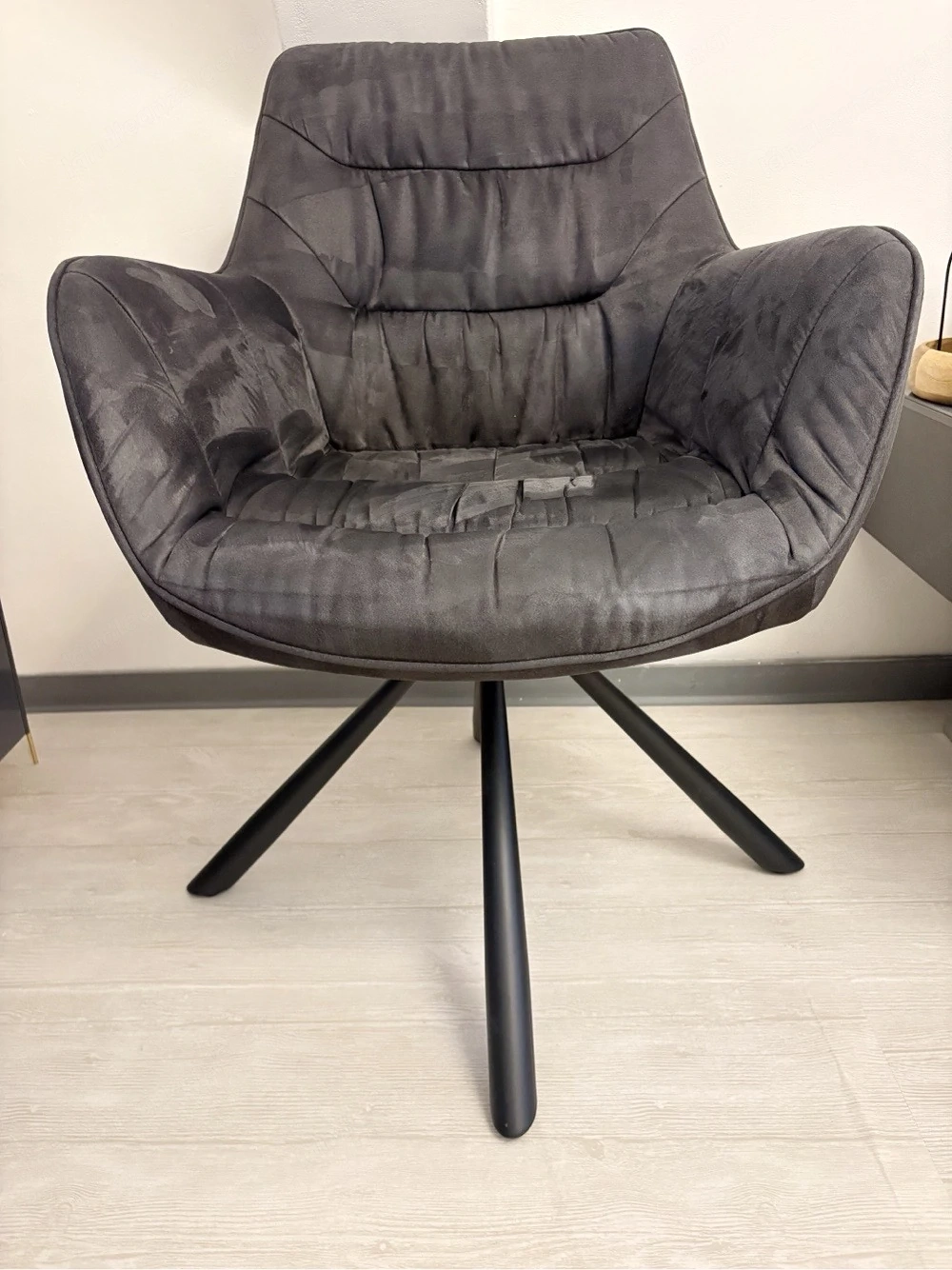 Armlehnstühle - Grau - Drehbar