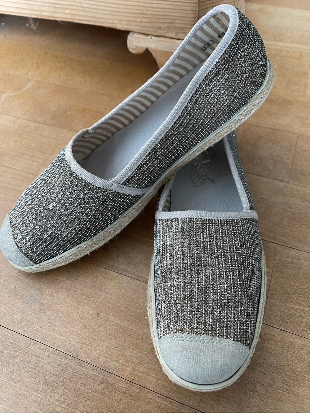 Rieker Espadrilles Ballerinas Slipper Größe 39