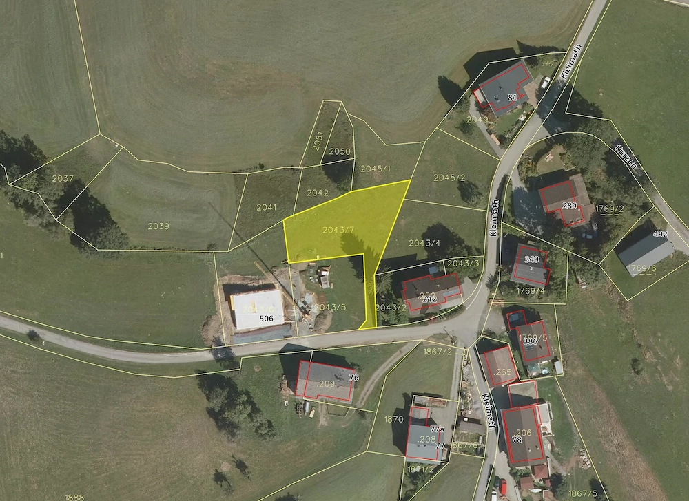 Verkauf: Baugrundstück in Lingenau 974m2   (provisionsfrei)