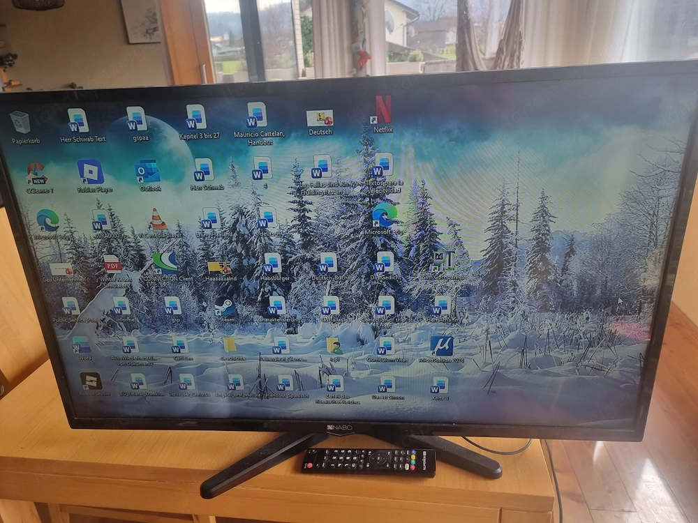 Funktionierender 39" Fernseher NABO 39 LV3100, HDMI, ideal als Zweitgerät